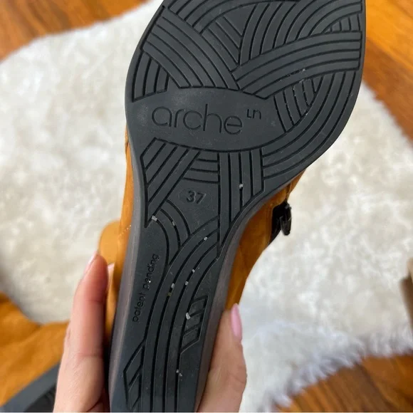 Arche Vitahe Waterproof France Made Soft Nubuck Luxe Leather Boots– Size 7 - Picture 14 of 14